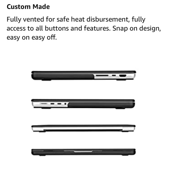 New! MOSISO Plastic Hard Shell Case compatible with MacBook Pro 14”, Clear Pink - Picture 15 of 16